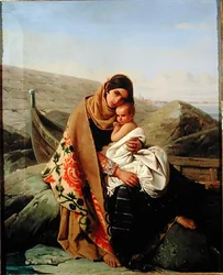 La mère heureuse, 1834